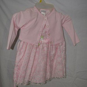 Sweet Heart Rose Pink Lace Easter & Party Dress